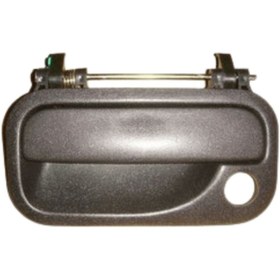Resim Opel Vectra B 1995 2002 Kapı Kolu Dış Ön Sağ Siyah Anahtar Delikli 