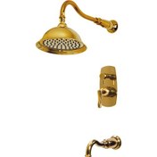 Resim Newarc Golden Ankastre Banyo Bataryası - Altın 951111 