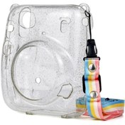 Resim Trendfone Instax Mini 11 Simli Şeffaf Kılıf-sadece Mini 11 Ile Uyumlu Başka Modellerle Uyumlu Değil 