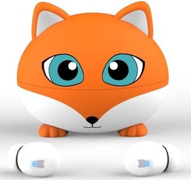 Resim Çocuk Kulaklığı, Bluetooth Kulaklık, Sevimli Tasarım, Kablosuz, Stereo Ses, Bluetooth 5.3, IPX6, 30 Saat, Kulak İçi Kulaklık, Çocuklar için Mikrofonlu, iOS Android, Tilki için 