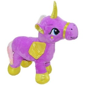Resim Peluş Oyuncak Unicorn 20 Cm 