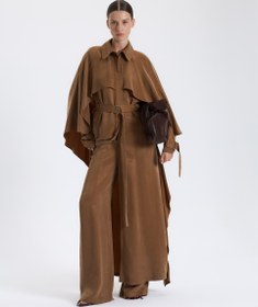 Resim Kahverengi Uzun Kap - Camel / M-L 