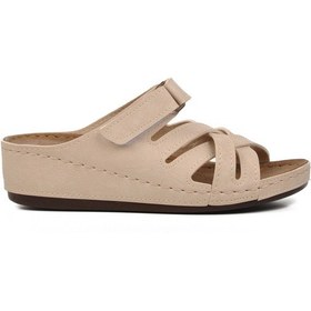 Resim Bej Kadın Terlik 09-977 Z Bej 