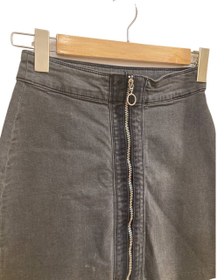 Resim H&M Gri Kot Kadın Etek XS 