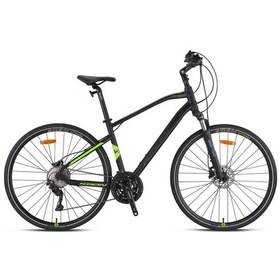 Resim Kron Tx 500 28'' Cıty 20' 30 Vites H Dısc Mat Siyah Füme/Neon Sarı 