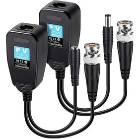 Resim Powermaster Pm-3898Pv Bnc To Rj45 Vıdeo Balun + Power Konnektör 