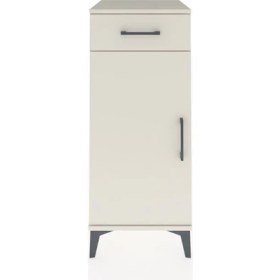 Resim Hyperion Komodin Tek Raflı Tek Çekmeceli Tek Kapaklı 44X44X106 Aytaşı-Aytaşı 