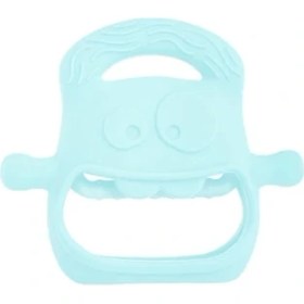 Resim Eco Lounge Mavi Bebek Silikon Diş Kaşıyıcı 