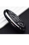 Resim XUKEY Hyundai Yeni Tucson Ioniq Kona Elantra Anahtar Kılıfı Siyah/gümüş 5 Tuşlu Model 2.Resime Bakınız 