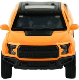 Resim Die Cast 1:32 Sesli ve Işıklı Çek Bırak 4x4 Kamyonet Sarı 