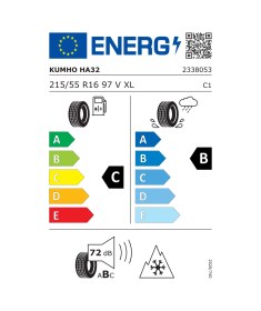 Resim Kumho 215/55R16 97V XL Solus 4S Ha32 Dört Mevsim Lastiği 2025 