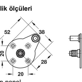 Resim Hafele Rob Kalkar Kapak Makası Beyaz Yavaşlatıcılı Frenli 