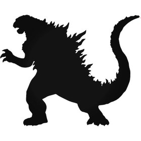 Resim Godzilla Oto Motor Laptop Duvar Folyo Sticker 10 X 7 