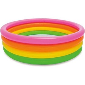 Resim Intex 56441 Renkli 4 Boğumlu Sunset Şişme Havuz 