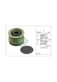 Resim Ina 535023410 Alternator Kasnagi 13117340 13117341 6204187 