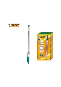 Resim Bic Cristal Medıum Tükenmez Kalem Yeşil 50'li Kutu Çok Renkli 