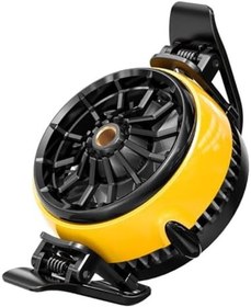 Resim Coofbe 5500 RPM Turbo Fan Işıklı Klipsli Buz Etkili Telefon Soğutucu Radyatör Tüm Telefonlara Uyumlu 