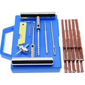 Resim Novahub 23 Parça Araba Lastik Tamir Kiti, Kauçuk Şerit Aracı, Hızlı Acil Durum Kiti, Kullanıcı Dostu Araba Tamir Seti 