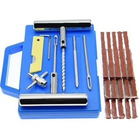 Resim Novahub 23 Parça Araba Lastik Tamir Kiti, Kauçuk Şerit Aracı, Hızlı Acil Durum Kiti, Kullanıcı Dostu Araba Tamir Seti 