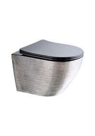 Resim Paluci Twist Black Silver Kanalsız Asma Klozet 