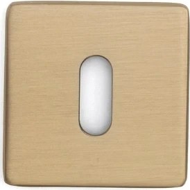 Resim System RO11 Kapı Kolu Rozeti Oda Gold Branch 52X52X9 mm 