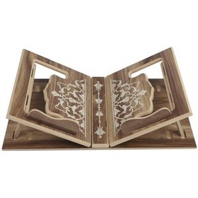 Resim Masa Üstü Ahşap Rahle - Kuran Okuma Rahlesi - Kelebek Rahle (550807363) 