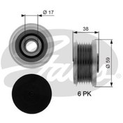 Resim GATES OAP7077 Alternator Kasnagi (Citroen: Berlingo 1.6Hdi 05-/ C-Elysee 1.2Vti 12-/ C2-C3 /Nemo 1.4Hdi ) 77363468 F23659105 (WN533247) 