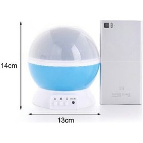 Resim Pazly Çocuk Yıldız Gece Lambası, 360 Derece Dönen Masa Lambası, Led Işık, Mavi/pembe/mor, Usb Şarj, Kullanışlı Ve Güvenli 