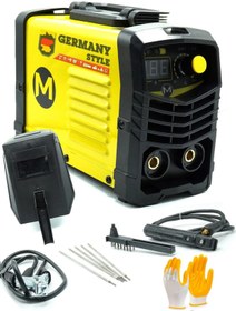 Resim Genel Markalar Alman MMA-200 Amper Profesyonel Dijital Göstergeli Çift Kart Soğutmalı İnverter Kaynak 