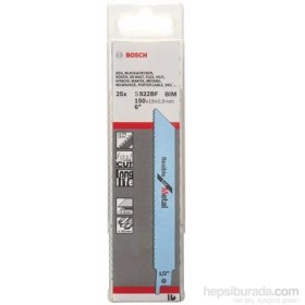 Resim Bosch - Flexible Serisi Metal İçin Tilki Kuyruğu Bıçağı S 922 Bf - 25'Li Paket 