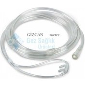 Resim 7 Metre Oksijen Kanülü Oksijen Hortumu Konsantratör Solunum Nazal 