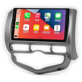Resim Cartech Crt 464 Serisi Honda Jazz City Dijital Klima 4gb Ram 64gb Hafıza Android Multimedya Teyp 