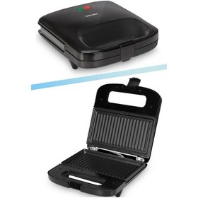 Resim Goldmaster Tostini 750 W Isınmaya Dayanıklı Mini Tost Makinesi 