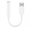 Resim Ayex Samsung Type-C Uyumlu 3.5mm AUX Beyaz Kulaklık Ve Mikrofon Adaptörü 
