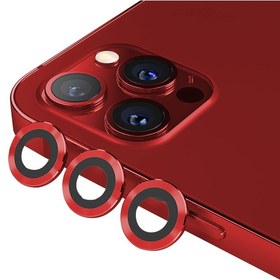 Resim Binano M.Ring Iphone12 Pro Max Lens Koruyucu Kırmı 