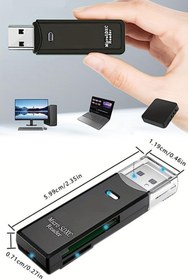 Resim Genel Markalar USB 3.0 Hafıza Sd Kart Okuyucu Hızlı Hafıza Kartı Okuyucu Aktarım Flash Bellek 