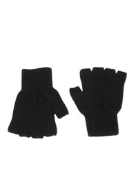 Resim Axe Sportswear Unisex Çocuk Siyah Parmaksız Kışlık Örme Triko Eldiven 9 - 15 Yaş 