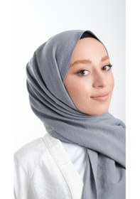 Resim Hürrem Bone 202105_25 Pamuk Düz Klasik Caz Şal Füme 