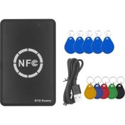 Resim Smooth12 Rfıd Nfc Akıllı Çip Okuyucu/yazar+5xuid/cuid Anahtarlık 125K 13 56M Rfıd Çipleyici Etiket Kopyala Klon Ic Ic Anahtar Rozeti Fotokopi Makinesi (Yurt Dışından) 