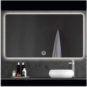 Resim DNR Mirror 60x70 Cm Dokunmatik Beyaz Ledli Dikdörtgen Banyo Aynası 