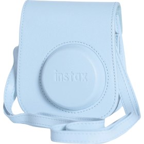 Resim Fujifilm Instax Mini 12 Mavi Fotoğraf Makinesi-20'lu Film-Mini Albüm ve Deri Kılıf Seti 