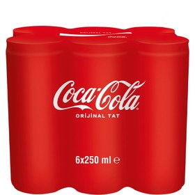 Resim Coca-Cola Orijinal Gazlı İçecek 6x250 ml 