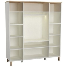 Resim Meltem Kids Vera Genç Odası Dört Kapılı Dolap 