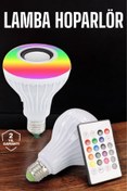 Resim Techno Stock Kablosuz Bluetooth Hoparlör Led Lamba 