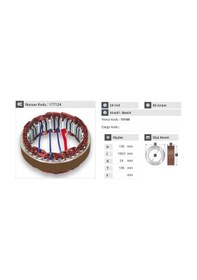 Resim 24v Alternatör Statör Bosch Tipi 65 A 4 Uçlu Daf-mercedes Kamyon-termo Man-volvo 
