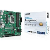 Resim Asus Pro Q870M-C-CSM Ddr5 (6400MHZ)OC M.2 Hdmı/dp/usb-C Pcıe 4.0 1851P Matx Anakart 