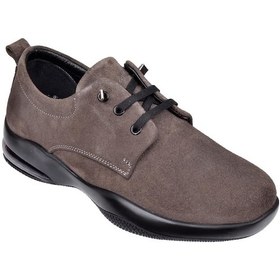 Resim Voyager Hakiki Deri Lastikli Kadın Ayakkabı Voy-9748 Toupe Süet Toupe Süet 