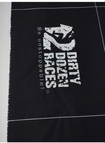 Resim Siyah Beyaz Su Geçirmez Kumaş 150x220cm -10665 Siyah 