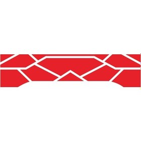 Resim Pazly Kamyonet Arka Kapı Çıkartması, Düzensiz Desenli Vinil Aksesuar Çıkartmaları - Pickup Kamyonetler İçin, Stilize Edilmiş 