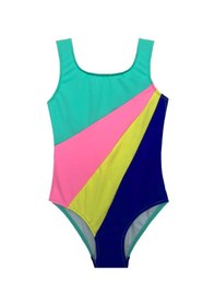 Resim Deep Beach Mınt Bloklu Kız Çocuk Mayo Db20030m 001 